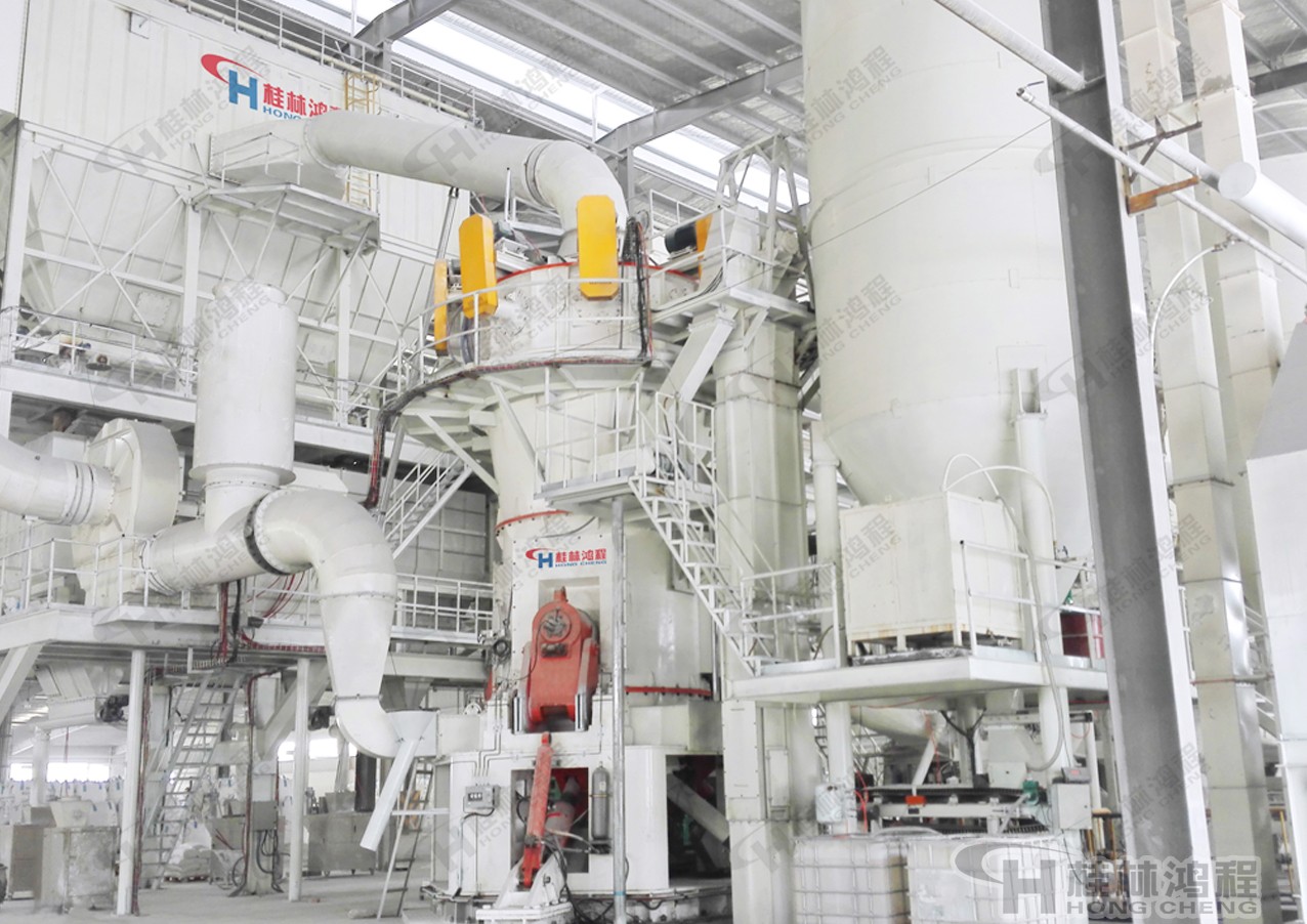 桂林鴻程礦石磨到3000目立磨HLMX1000~HLMX2400超細粉立式磨粉機