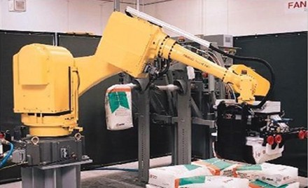 磷石膏生產線碼垛機器人 磷石膏生產線碼垛機器人