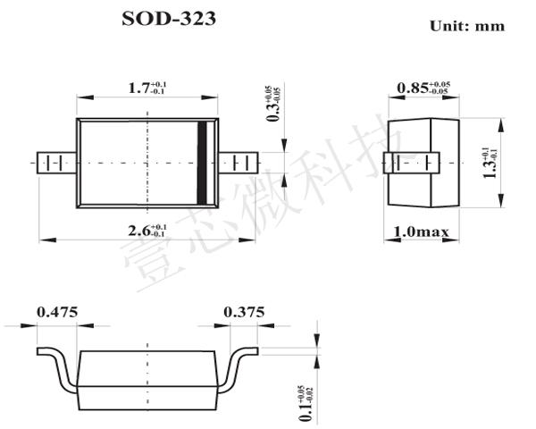 1N5819 SOD-323封裝 1N5819 SOD-323封裝