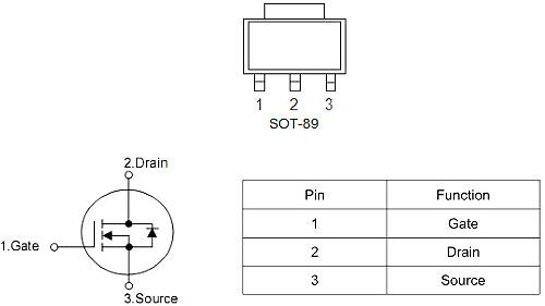 常用場效應管貼片封裝管腳圖和種類 常用場效應管貼片封裝管腳圖和種類