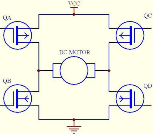 H橋MOG管驅動電路 H橋MOG管驅動電路