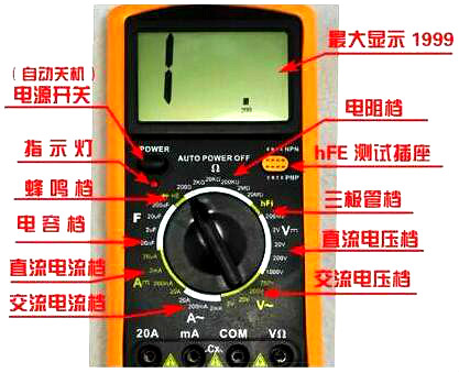 數字萬用表測場效應管 數字萬用表測場效應管