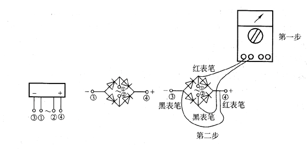 二極管橋堆的檢測 二極管橋堆的檢測