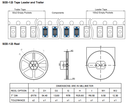 貼片穩壓二極管封裝