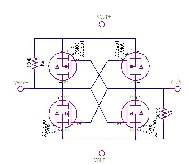 電源線接反 電源線接反