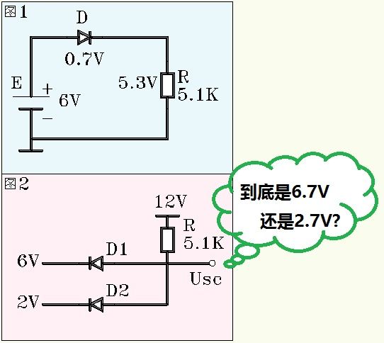 二極管的鉗位電路及穩壓電路
