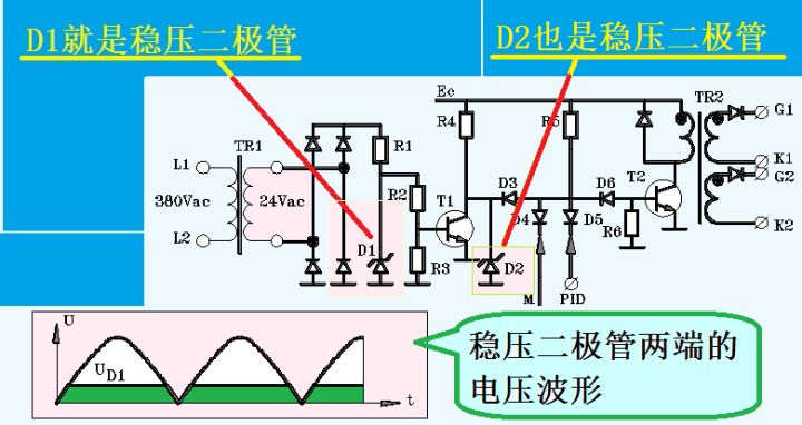 二極管的鉗位電路及穩壓電路