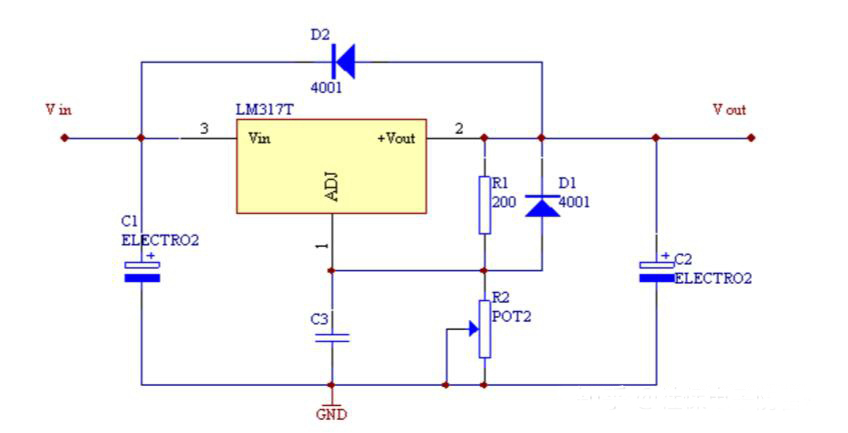 lm317可調穩壓電源