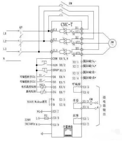 軟啟動器接線方法