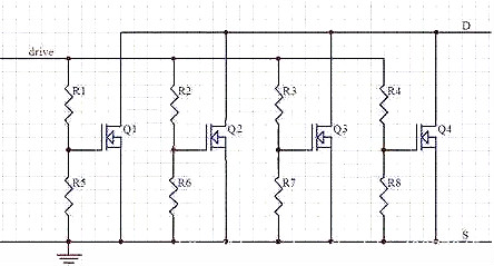 晶體管,MOS管,并聯 晶體管,MOS管,并聯