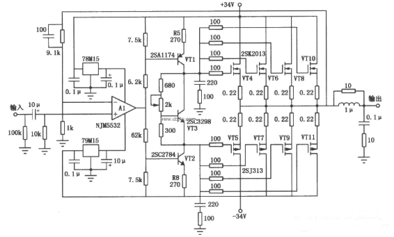 場效應管晶體管的放大電路原理圖詳解 場效應管晶體管的放大電路原理圖詳解