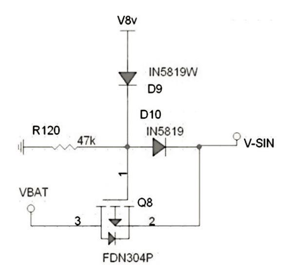 常見雙電源選擇供電電路-場效應管應用電路分析(1)