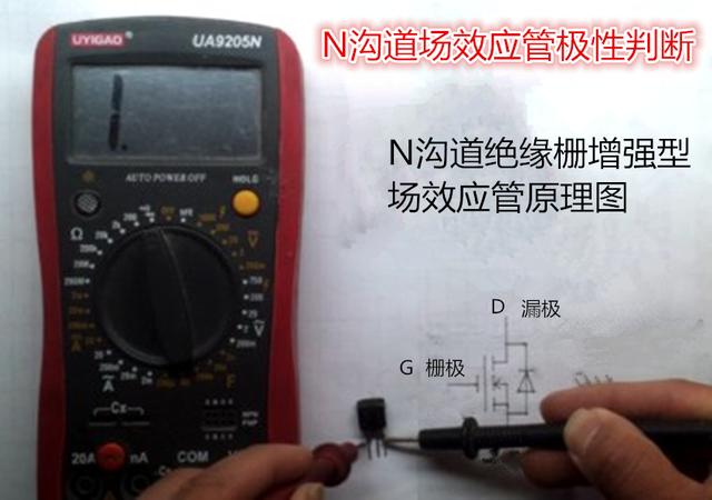 使用萬用表判斷增強(qiáng)型場(chǎng)效應(yīng)管的極性與好壞