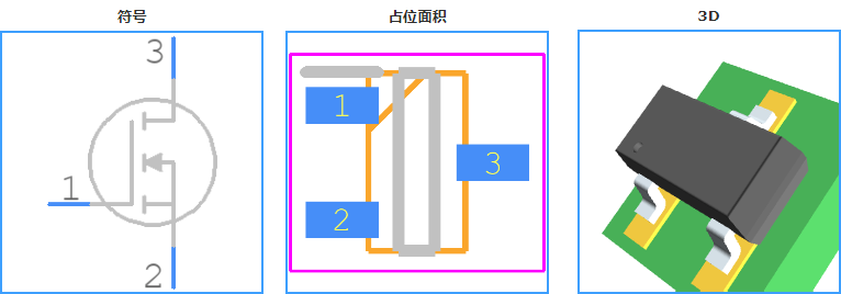 AO3402小信號場效應晶體管 參數規格 中文資料