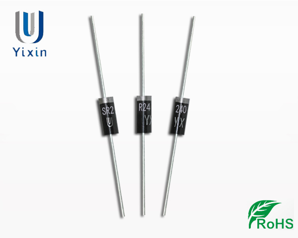 SR240/DO-15直插肖特基二極管封裝外觀 SR240/DO-15直插肖特基二極管封裝外觀