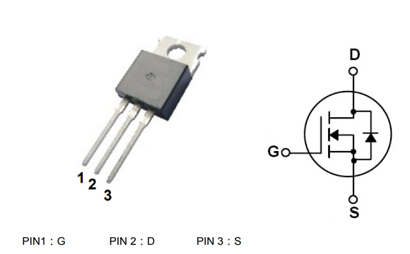 IRF840 TO-220參數和中文資料 - 場效應MOS管 - 壹芯微