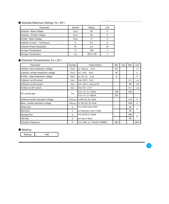 S8050 TO-92/SOT-23參數和中文資料 - 晶體管 - 壹芯微 S8050 TO-92/SOT-23參數和中文資料 - 晶體管 - 壹芯微