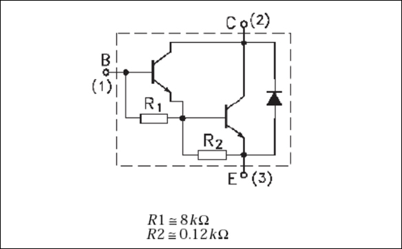 TIP122,TO-220封裝,電路符號(hào),晶體管