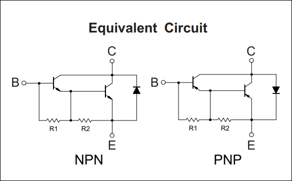 TIP127,TO-220電路符號(hào)