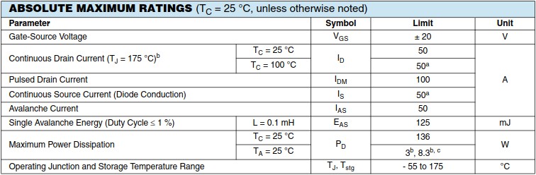 SUD50N06-09L SUD50N06-09L