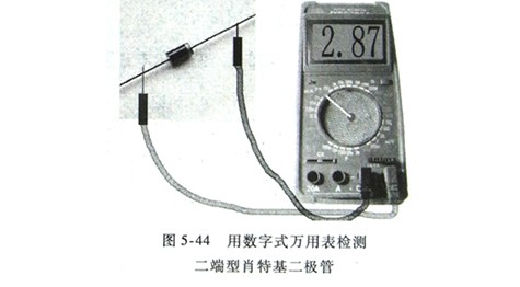 使用萬(wàn)用表檢測(cè)肖特基二極管 使用萬(wàn)用表檢測(cè)肖特基二極管