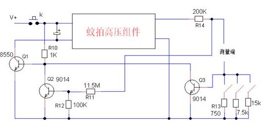 肖特基二極管耐壓與正向導通電壓測試儀制作的方法