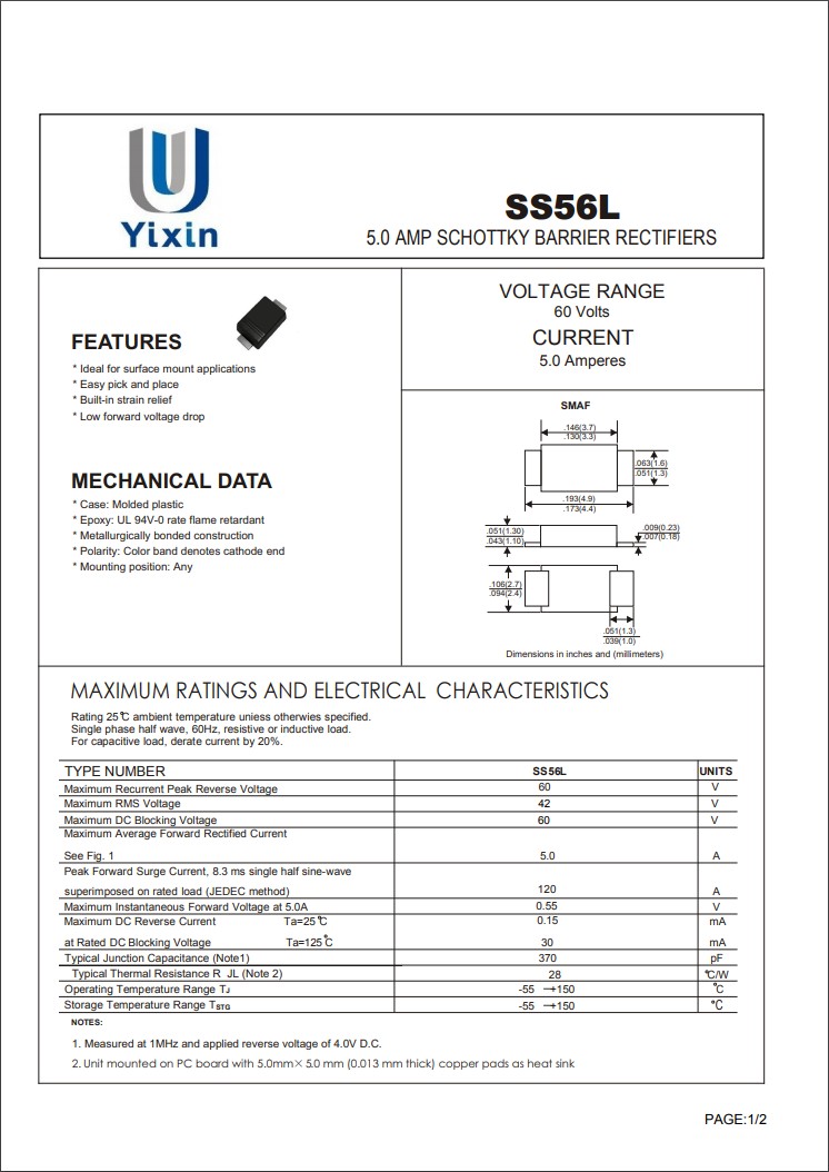 SS56L規格書 SS56L規格書