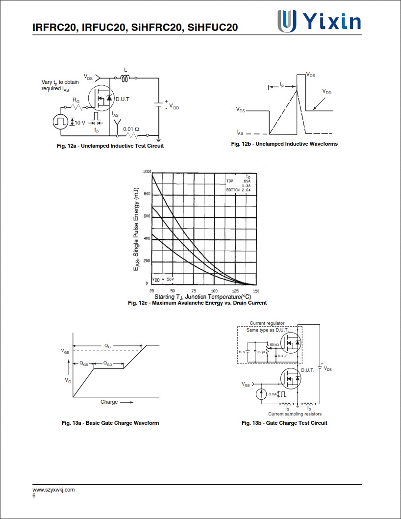 SiHFRC20規(guī)格書 SiHFRC20規(guī)格書