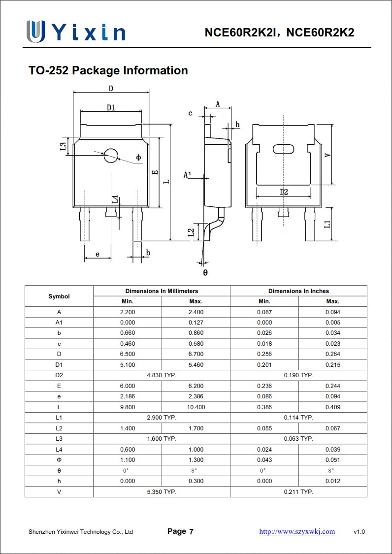 NCE60R2K2K封裝 NCE60R2K2K封裝
