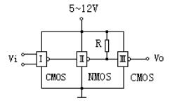 CMOS-NMOS集成電路接口