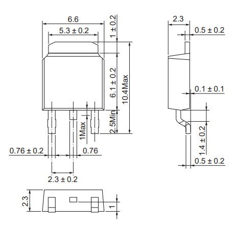 RJK5030DPD封裝規格 RJK5030DPD封裝規格