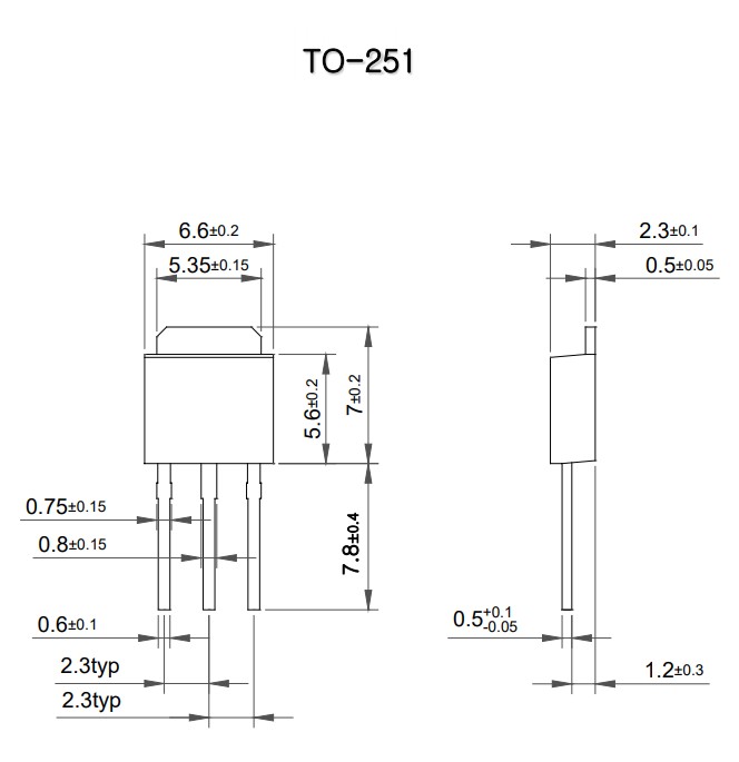 TO-251封裝 TO-251封裝