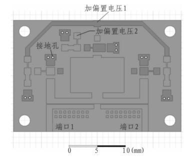 HFSS中可調(diào)濾波器示意版圖 HFSS中可調(diào)濾波器示意版圖