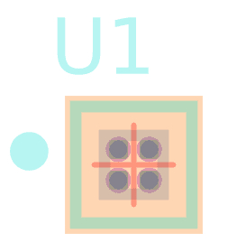 TPS22901YFPR腳印 TPS22901YFPR腳印