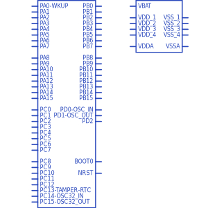 STM32F103R8T6TR符號