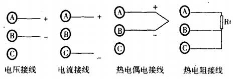 輸入信號(hào)接線方式圖 輸入信號(hào)接線方式圖