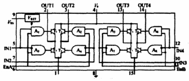 L298N內部結構框圖