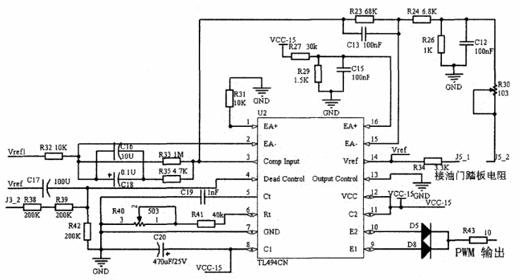 TL494外圍電路圖