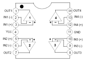 LM324引腳排列圖