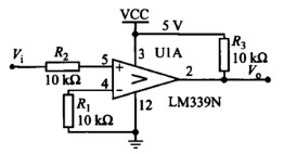 基本的過零比較器電路圖