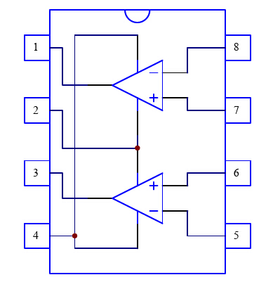 TDA2822結(jié)構(gòu)圖