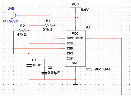 555定時(shí)器組成的多諧振蕩器