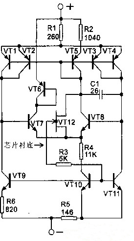 AD590的內部電路