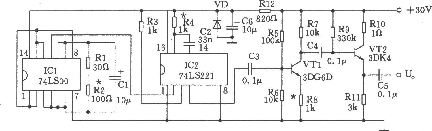 脈沖信號發生器電路圖