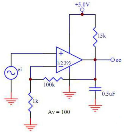 低頻運算放大器電路圖