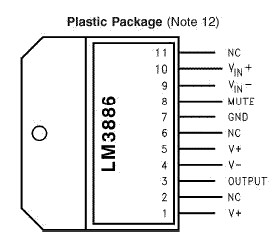 LM3886引腳排列圖